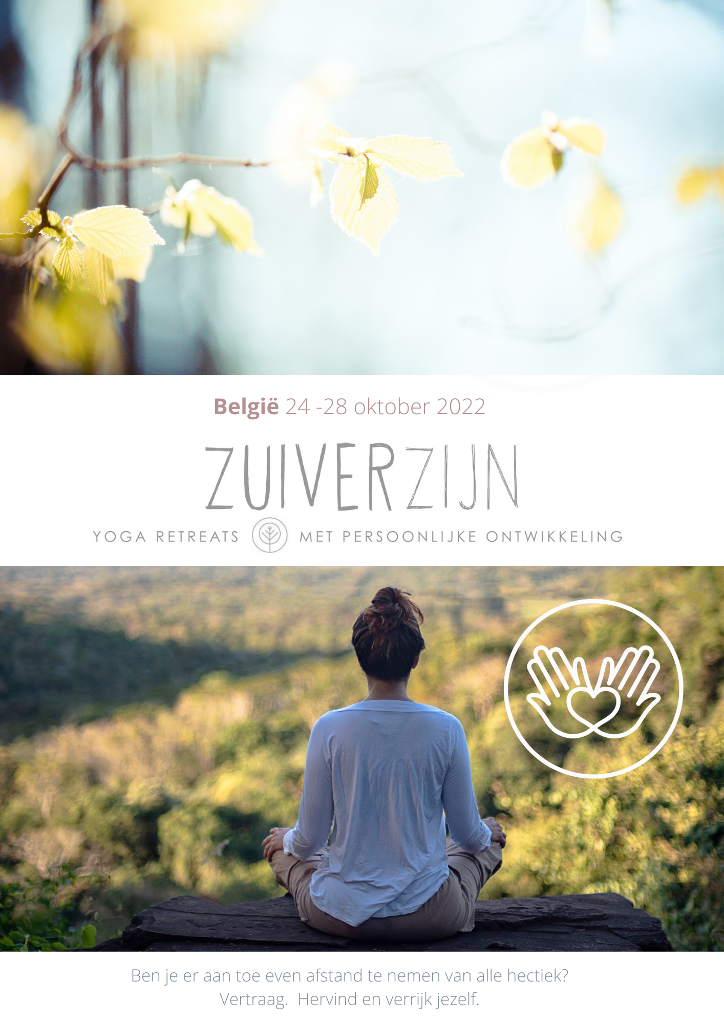 Flyer retreat België 2022